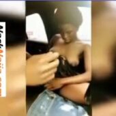 Kumasi babe chopping raw dick in Trotro car